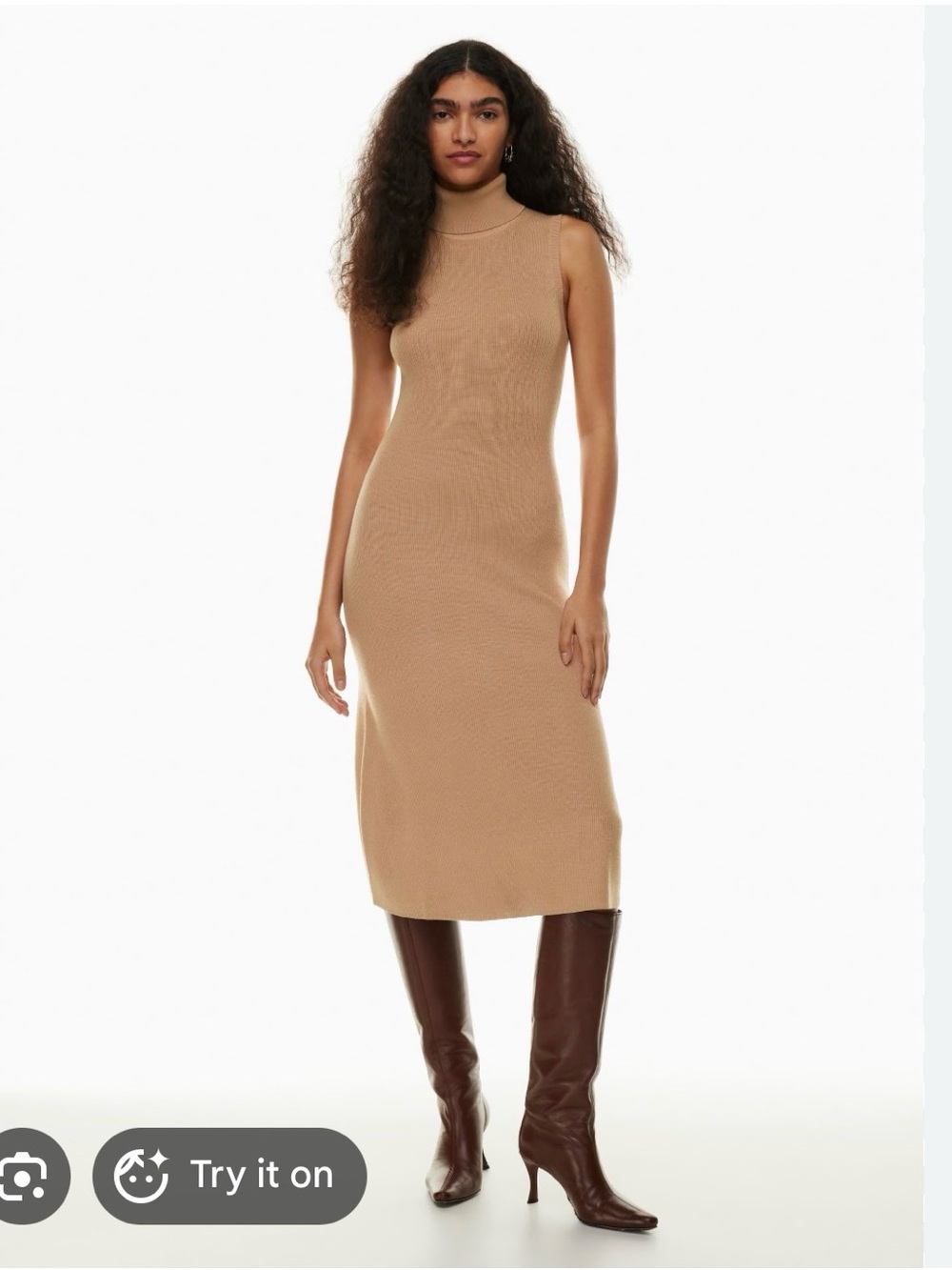 ARITZIA KNIT MIDI SWEATER DRESS